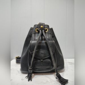 dooney & bourke saffiano leather pod backpack smoke Small Zip ILoveDooney Modern Design This chic and secure backpack Backpacks for Women | Luxury